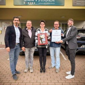 Inhaber erhalten Auszeichnung zum Gästeliebling 2025